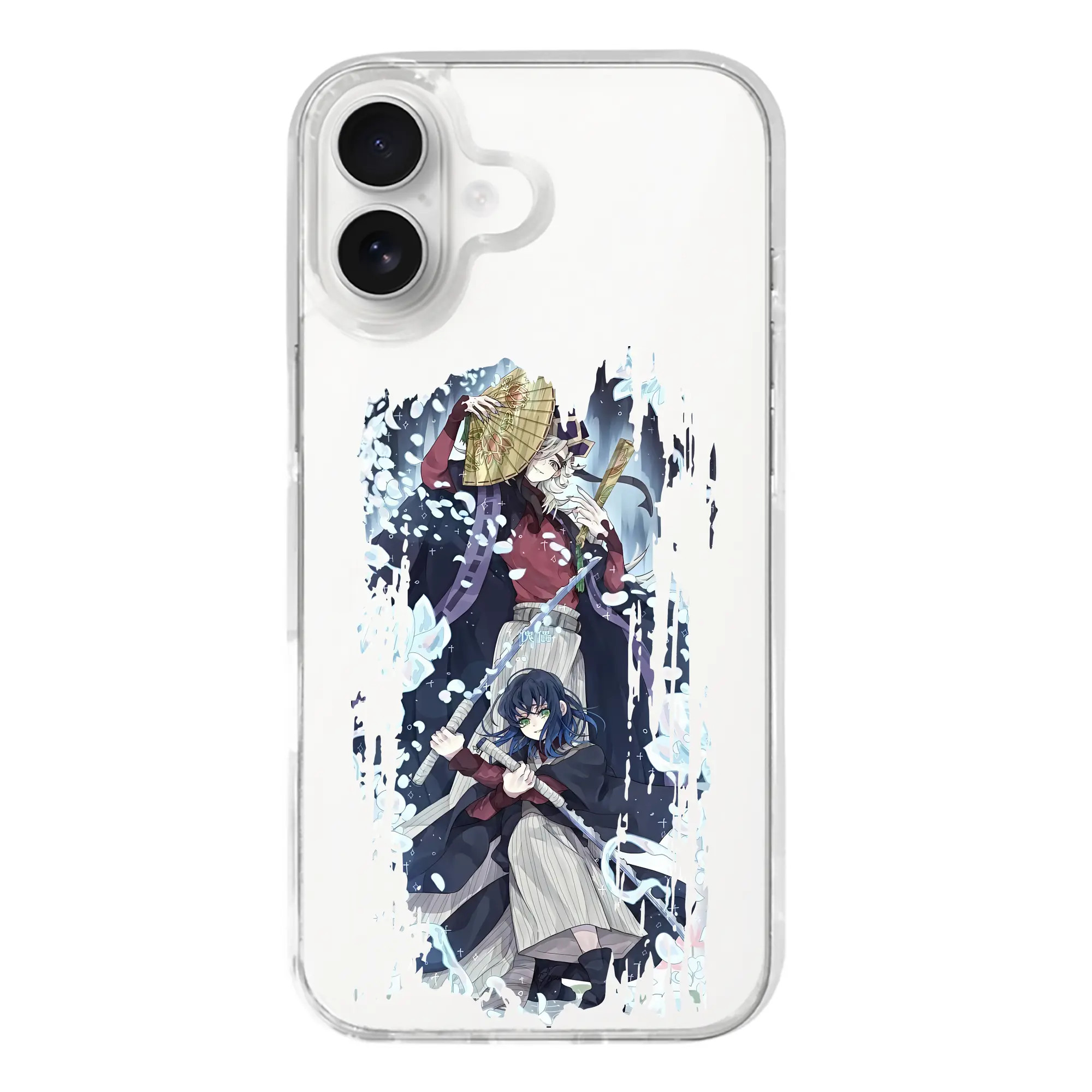 鬼滅の刃 グッズ,童磨 - iPhone 17シリーズ 透明スマホケース – 薄型・耐衝撃・精密フィット保護カバー